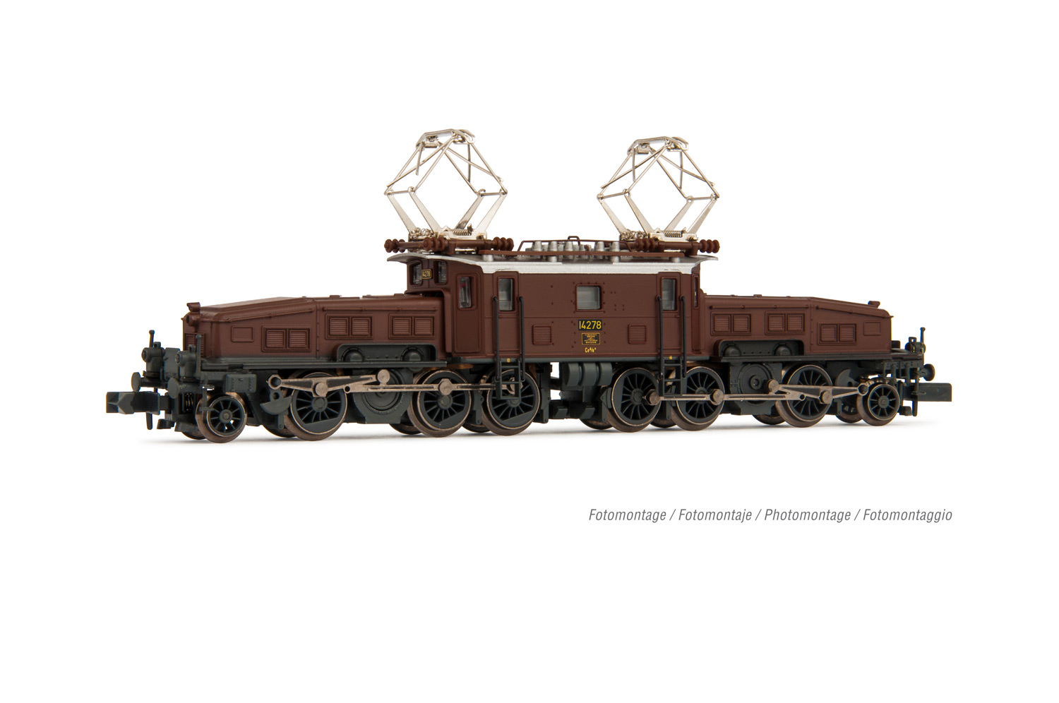 N Scale - Arnold - HN2431 - Locomotive, Electric, Crocodile - SBB CFF FFS - 14278