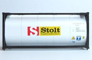 N Scale - C-Rail-Intermodal - C-Rail-N20t-ST1 - Container, 20 Foot, TankTainer - Stolt-Nielsen