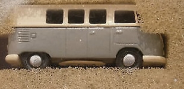 N Scale - Marks - 2225 - Vehicle, Van, Volkswagen, T1 Kombi - Painted/Unlettered