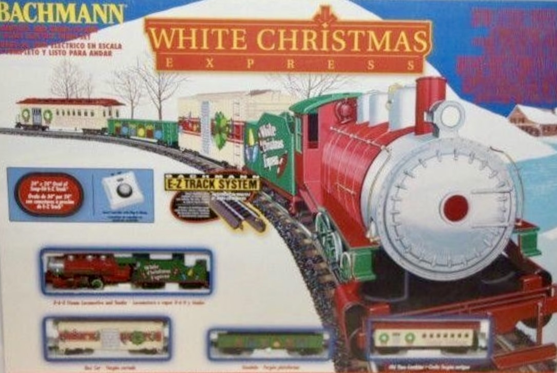 N Scale - Bachmann - 24016 - Passenger Train, Steam, North American, Transition - Merry Christmas - White Christmas Express