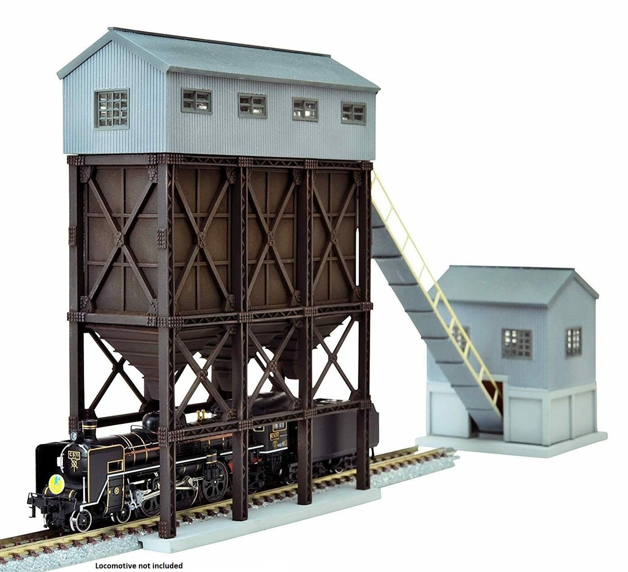 N Scale - Tomix - 252733 - Structure, Railroad, Coaling Tower - Railroad Structures