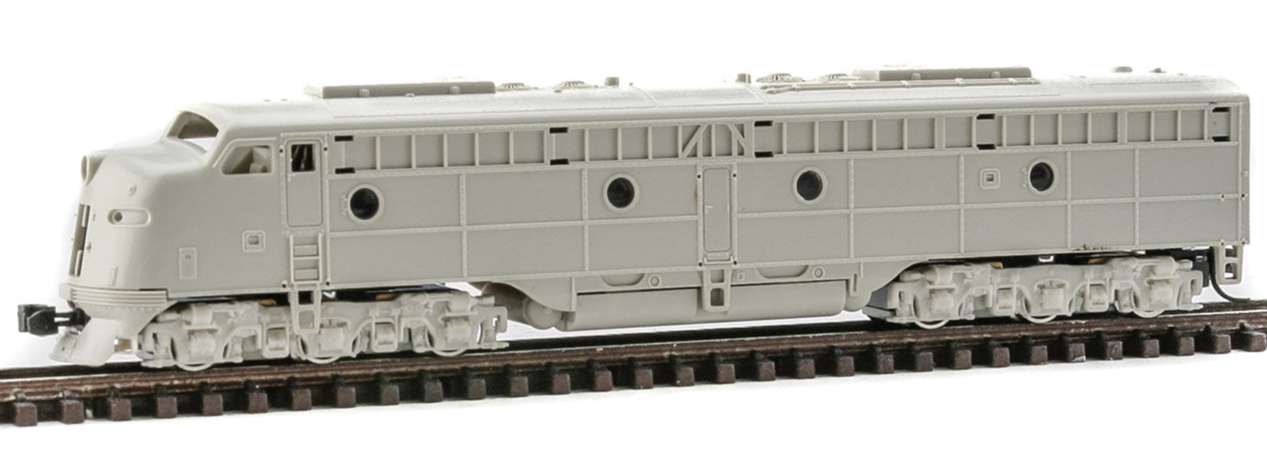 N Scale - Broadway Limited - 3069 - Locomotive, Diesel, EMD E8 - Undecorated