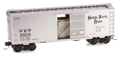 N Scale - Micro-Trains - 020 00 006 - Boxcar, 40 Foot, PS-1 - Nickel Plate Road - 8505