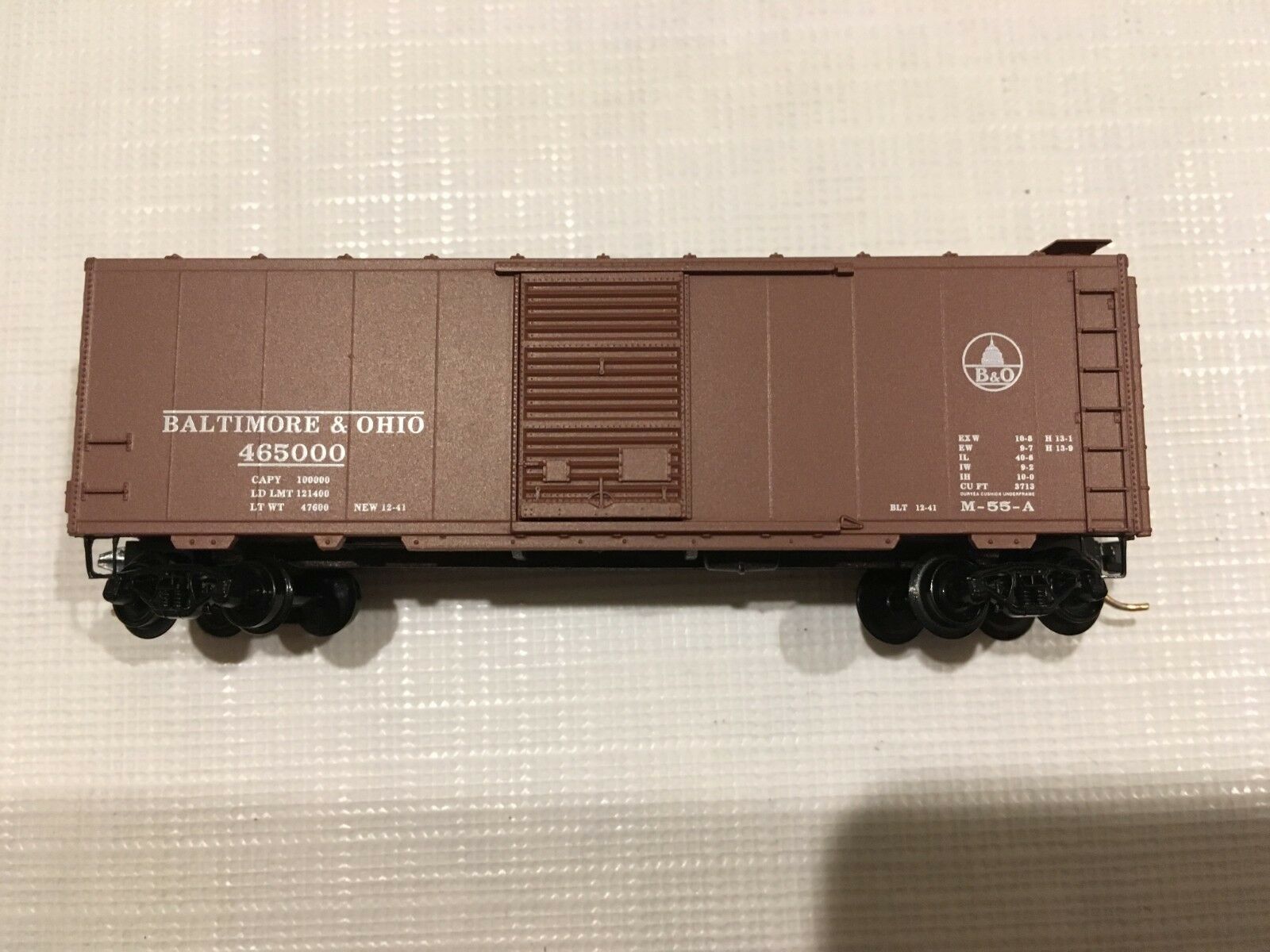 N Scale - Micro-Trains - 20316 - Boxcar, 40 Foot, PS-1 - Baltimore & Ohio - 465000