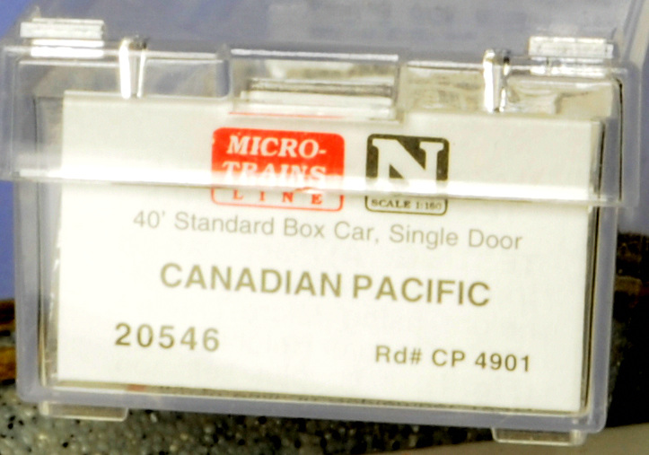 N Scale - Micro-Trains - 20546 - Boxcar, 40 Foot, PS-1 - Canadian Pacific - 4901