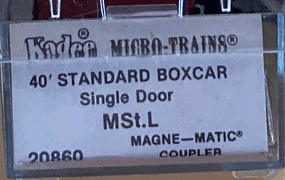 Micro-Trains 20860 N Minneapolis & St Louis 40' Standard Single Door Boxcar for sale online 