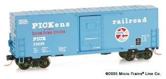 Micro-Trains Line #02400140 Pickens Railroad #20039 40' Standard Boxcar w/ Singl 