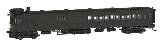 N Scale - Bachmann - 81465-A - Railcar, Gas-Electric, Doodlebug - Painted/Unlettered