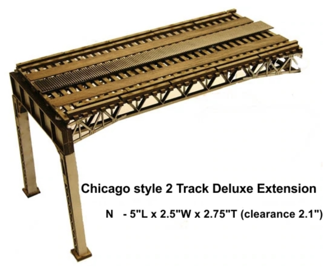 N Scale - ITLA - N3504 - Structure, Railroad, Elevated Track - Railroad Structures