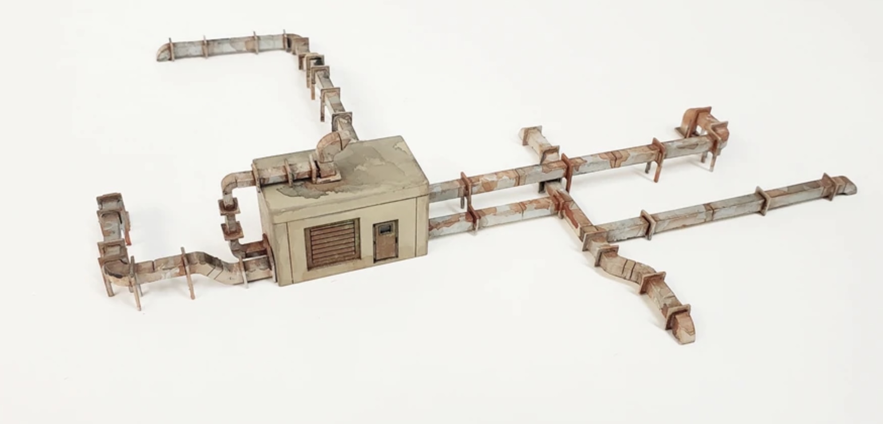 N Scale - ITLA - N3070 - Accessories, Building Detail, HVAC - Industrial Structures