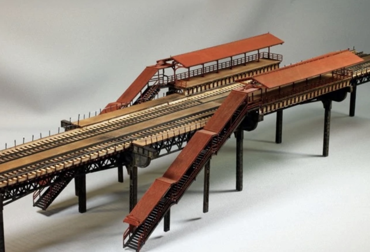 N Scale - ITLA - N4517 - Structure, Railroad, Elevated Track - Railroad Structures