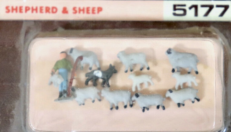 N Scale - Merit - 5177 - Figures, People, Animals, Shepherd - People