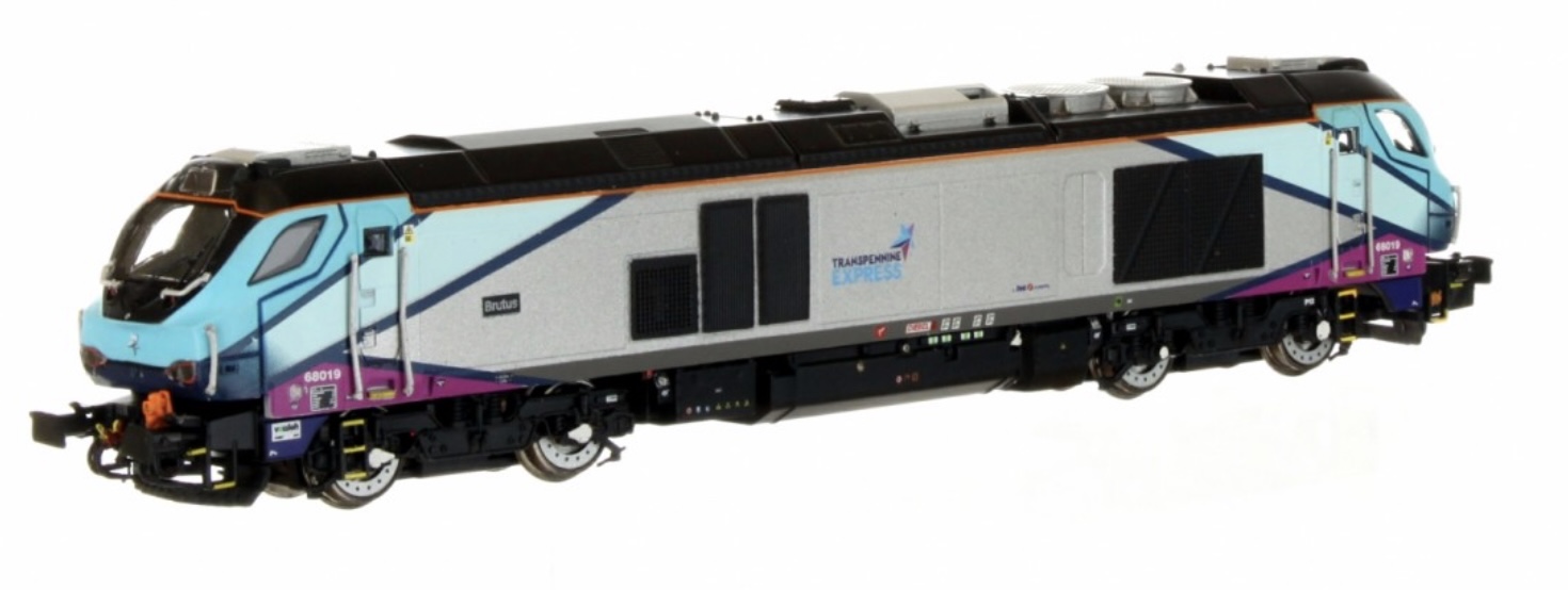 N Scale - Dapol - 2D-022-009 - Locomotive, Diesel, DRS, Class 68 - TransPennine Express - 68019