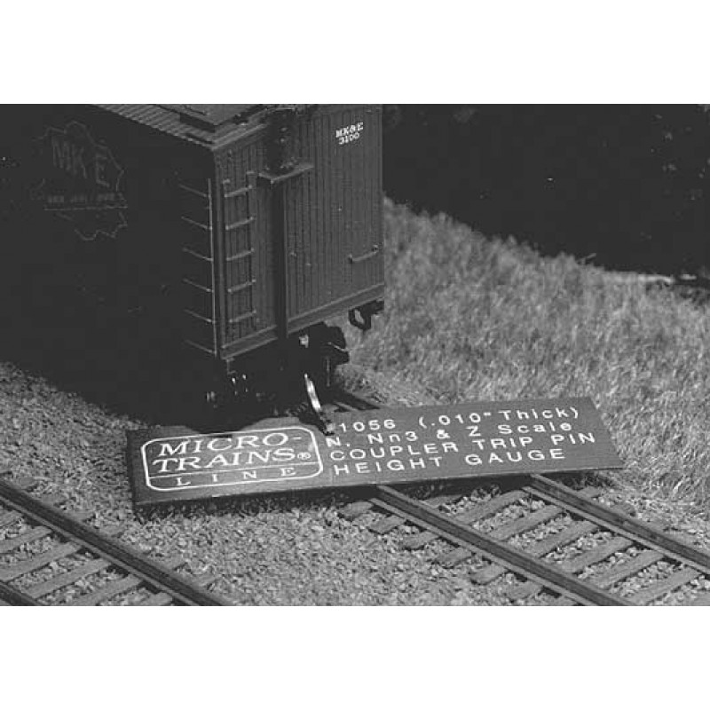N Scale - Micro-Trains - 988 00 034 - N Coupler Height Gauge Tool - Undecorated - Trip Pin Height Gauge