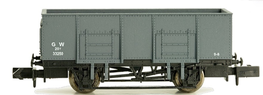 N Scale - Dapol - 2F-038-041 - Wagon, 20-Ton, Mineral - Great Western - 33250
