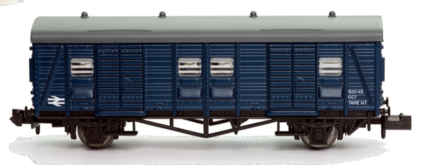 N Scale - Dapol - 2F-047-007 - Covered Carriage Truck, Parcel - British Rail - S2522S