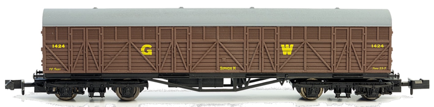 N Scale - Dapol - 2F-023-002 - Siphon Wagon, Wood, H-Series - Great Western - 1430