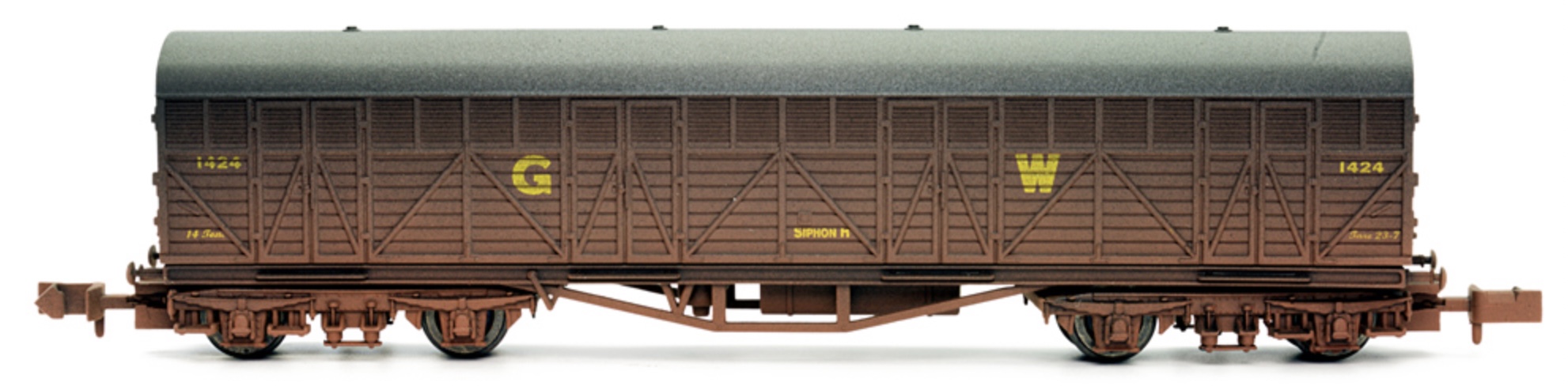 N Scale - Dapol - 2F-023-006 - Siphon Wagon, Wood, H-Series - Great Western - 1430