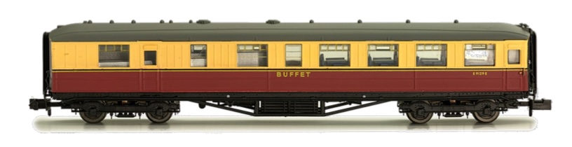 N Scale - Dapol - 2P-011-351 - Passenger Car, Buffet, Gresley - British Rail - E9129E