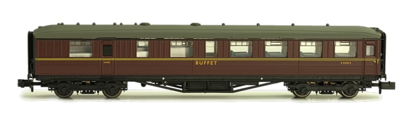 N Scale - Dapol - 2P-011-371 - Passenger Car, Buffet, Gresley - British Rail - E9039E