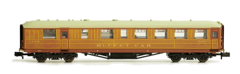 N Scale - Dapol - 2P-011-304 - Passenger Car, Buffet, Gresley - London and North Eastern - 9121