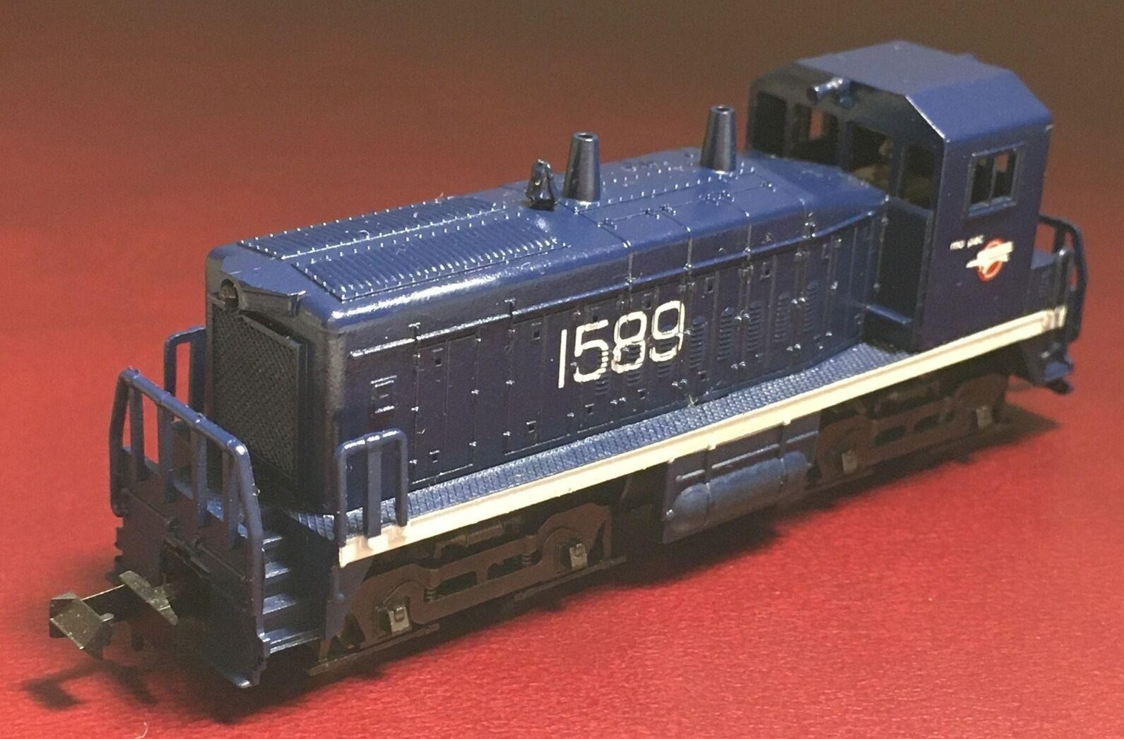 N Scale - Con-Cor - 0001-05001W - Locomotive, Diesel, EMD SW1500 - Missouri Pacific - 1589