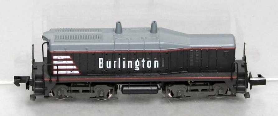 N Scale - Arnold - 5121 - Locomotive, Diesel, EMD SW1500, Calf - Burlington Route - no #