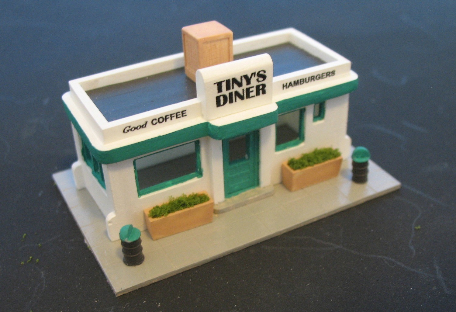 N Scale - Trains by Randy Brown - N-905 - Structure, Building, Commercial, Cafe, Diner - Commercial Structures