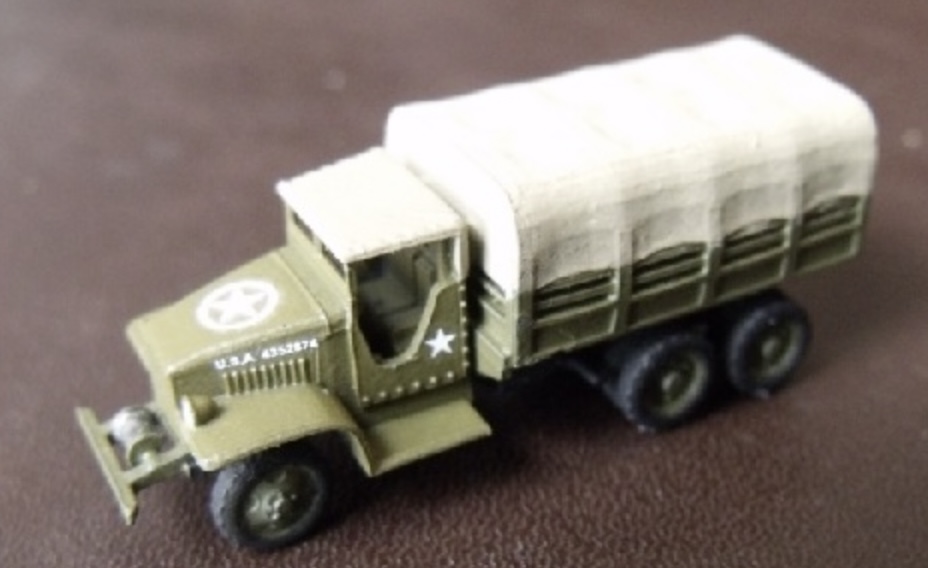 N Scale - EA Electronics - 1008N-KIT - Vehicle, Truck, Military, Cargo Truck - United States Army