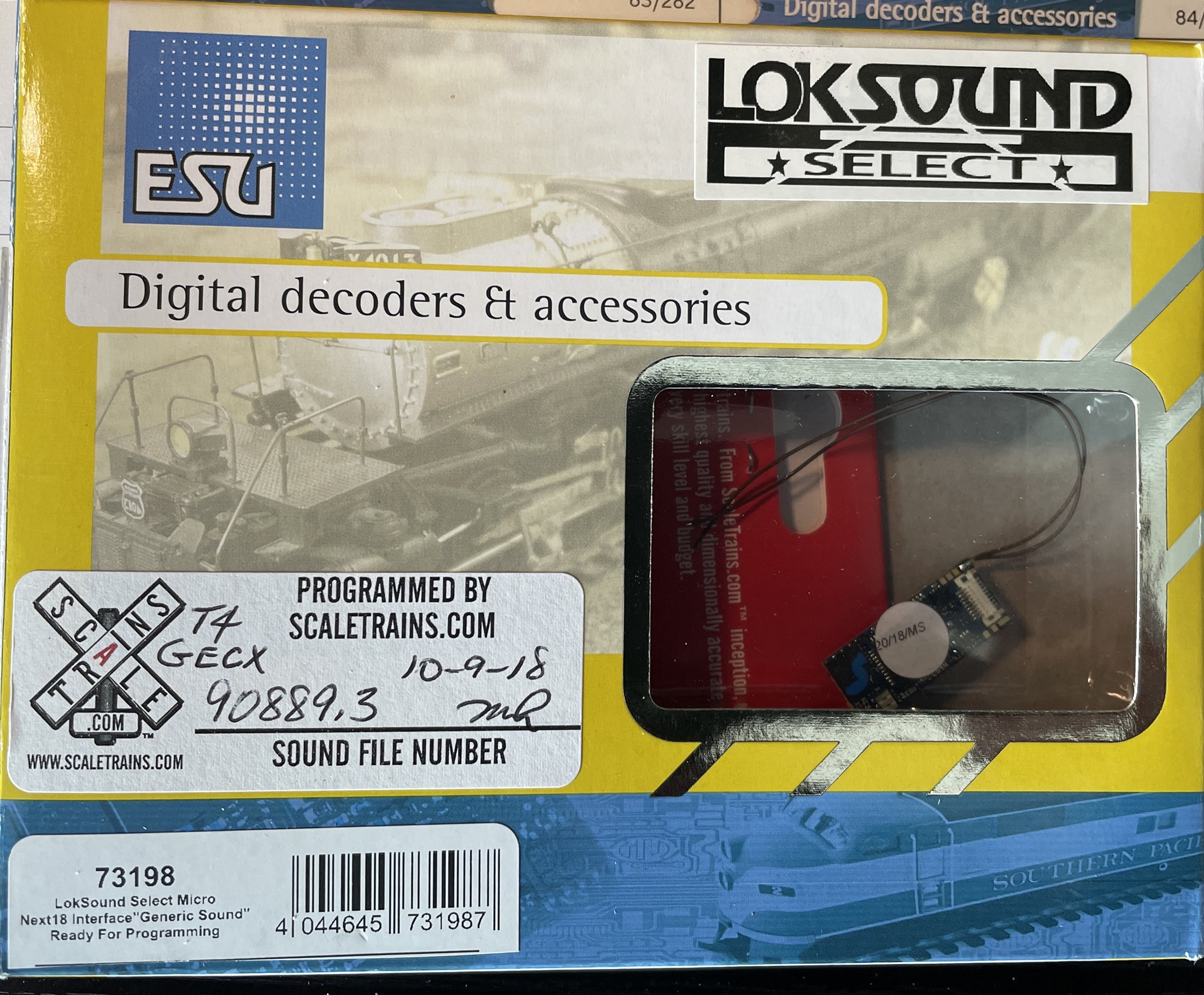 N Scale - ESU - 73198 - Digital Decoder - Generic - Next18