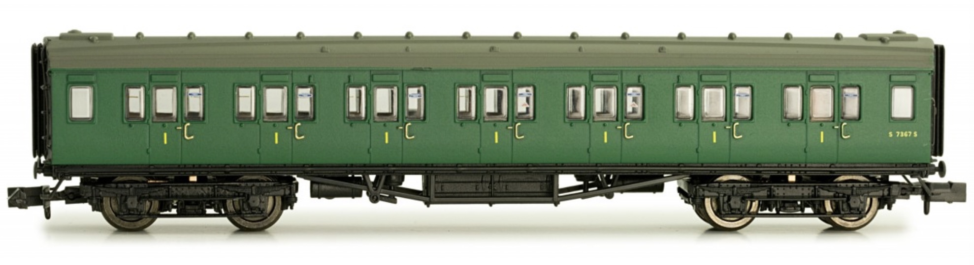 N Scale - Dapol - 2P-012-304 - Passenger Car, Coach, Maunsell, 1st Class - Southern (UK) - 7367