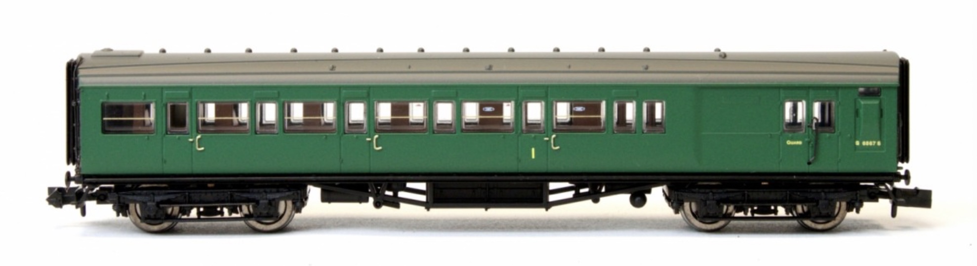 N Scale - Dapol - 2P-012-375 - Passenger Car, Coach, Maunsell, Composite - Southern (UK) - 6567