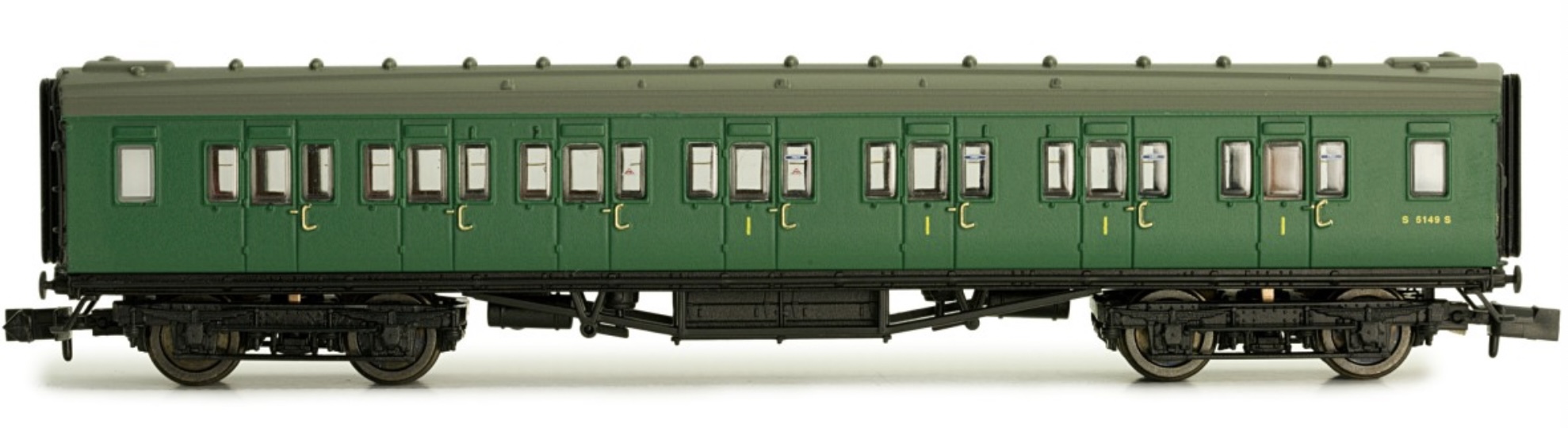 N Scale - Dapol - 2P-012-454 - Passenger Car, Coach, Maunsell, Composite - Southern (UK) - 5149