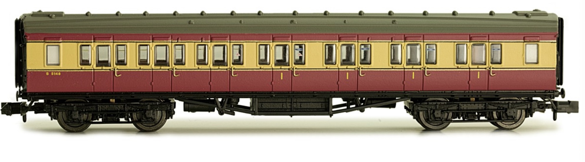 N Scale - Dapol - 2P-012-751 - Passenger Car, Coach, Maunsell, Composite - British Rail - 5148