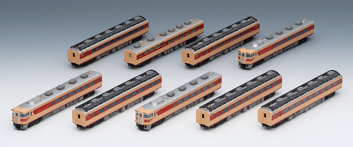 N Scale - Tomix - 98996 - Passenger Train, Diesel, KIHA 181 - Japanese National Railways - 9-Pack