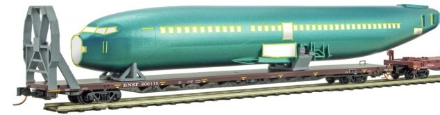 N Scale - Micro-Trains - 071 53 820 - Flatcar, 89 Foot, TOFC - Burlington Northern Santa Fe - 800115