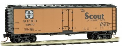 N Scale - Micro-Trains - 059 51 210 - Reefer, 40 Foot, Steel, Santa Fe - Santa Fe - 32670