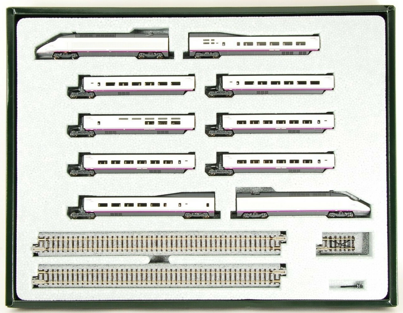 N Scale - Kato Lemke - 10-719-3 - Passenger Train, Electric, AVE, Serie 100 - Renfe - 02