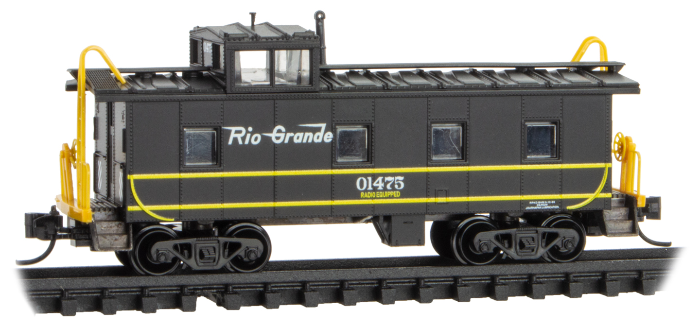 N Scale - Micro-Trains - 100 00 560 - Caboose, Cupola, Steel - Rio Grande - 01475