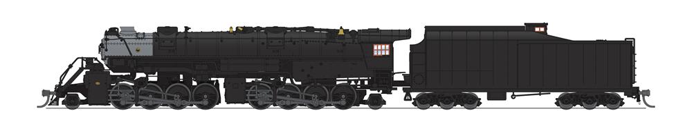 N Scale - Broadway Limited - 7225 - Locomotive, Steam, Y6b 2-8-8-2 - Painted/Unlettered