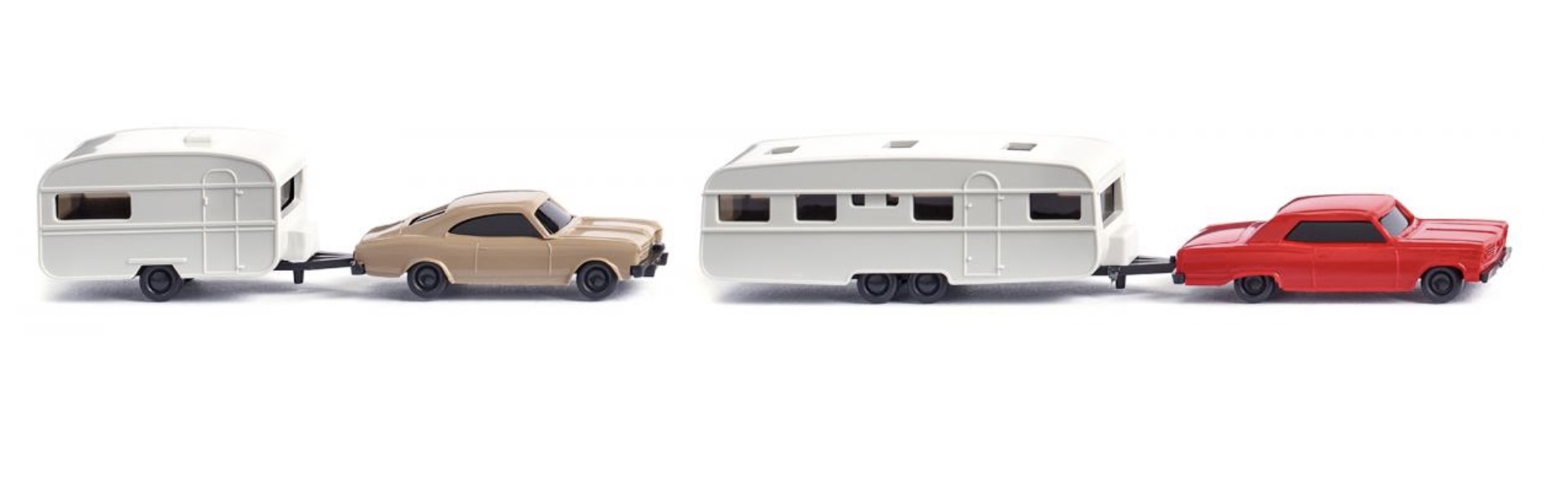 N Scale - Wiking - 092210 - Vehicle, Automobile, Caravan, Camper - Painted/Unlettered