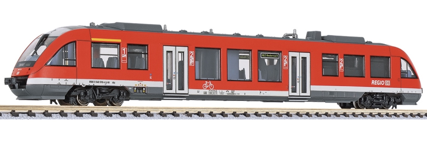 N Scale - Liliput - L163104 - Locomotive, Diesel, LINT 27, Ep.VI - DB Regio - 9580 0 640 002-1