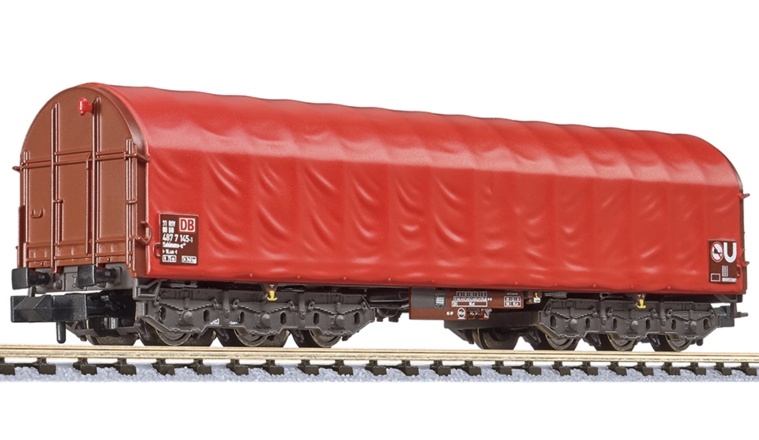 N Scale - Liliput - L265796 - Freight Wagon, Coil Transport , Sahimms-u 901, Ep.V - Deutsche Bahn - 31 80 487 7 145-1