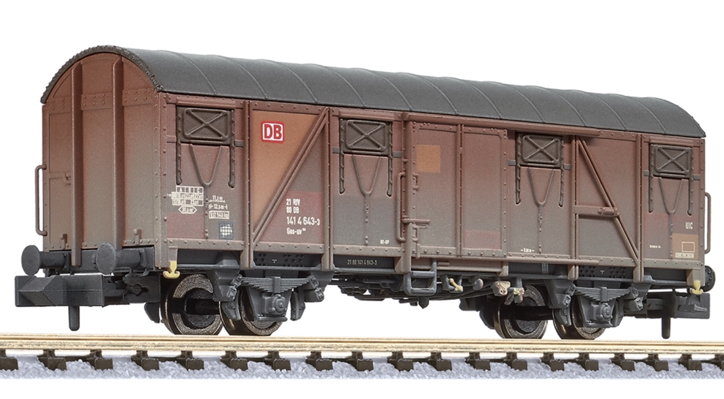 N Scale - Liliput - L265056 - Covered Wagon, Gos-uv 253, Ep.V - Deutsche Bahn - 141 4 643-3