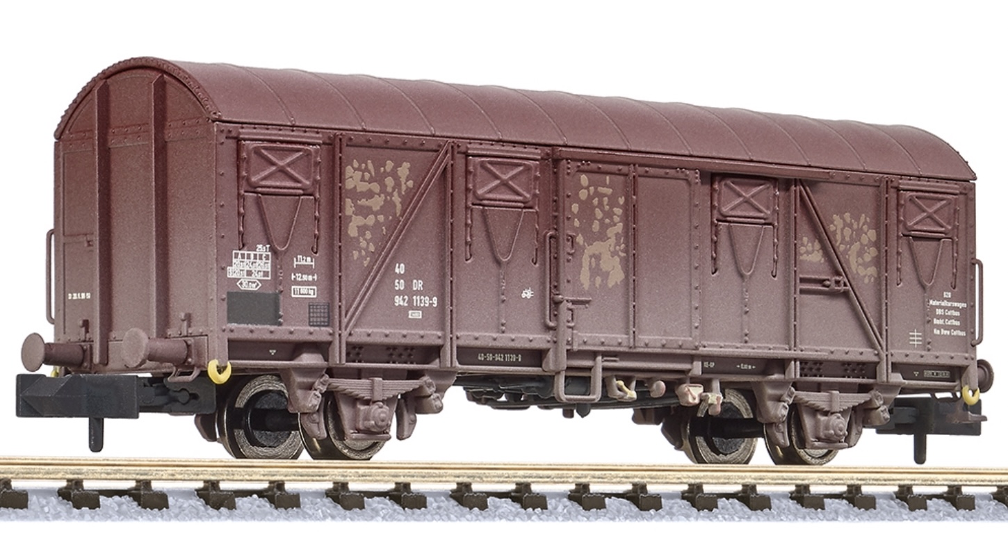 N Scale - Liliput - L265057 - Covered Wagon, Material, Ep.V - Deutsche Reichsbahn - 40 50 942 1139-9
