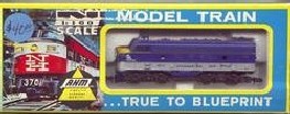 N Scale - AHM - Locomotive, Diesel, EMD F7 - Chesapeake & Ohio - 4012