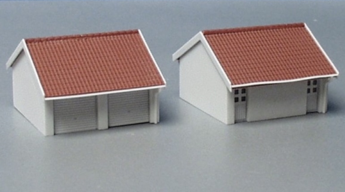N Scale - Luetke - 63 259 - Structure, Building, Garage - Residential Structures
