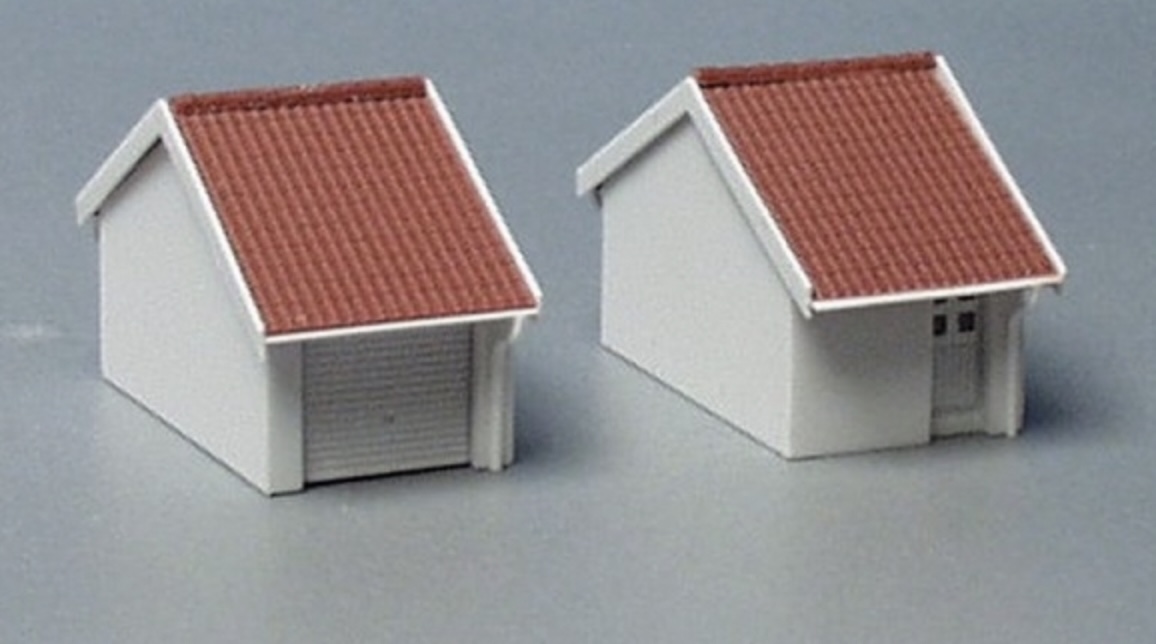 N Scale - Luetke - 63 258 - Structure, Building, Garage - Residential Structures
