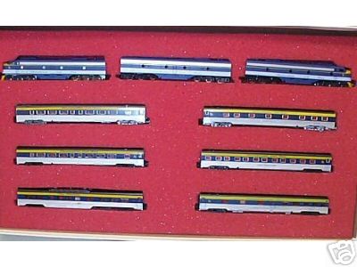 N Scale - Con-Cor - 0001-004807 - Passenger Train, Diesel, North American, Transition Era - Chesapeake & Ohio - 9-Unit