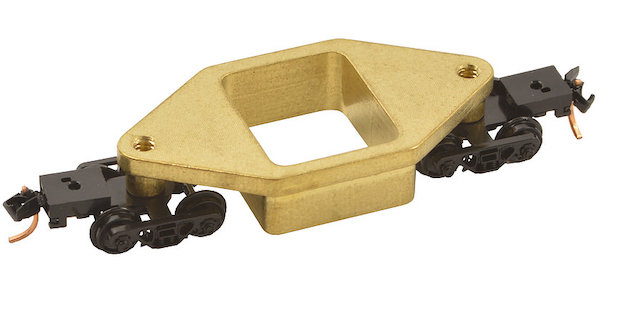 N Scale - Centerline - 60025 - Rail Cleaner, Brass - Track Cleaning Car